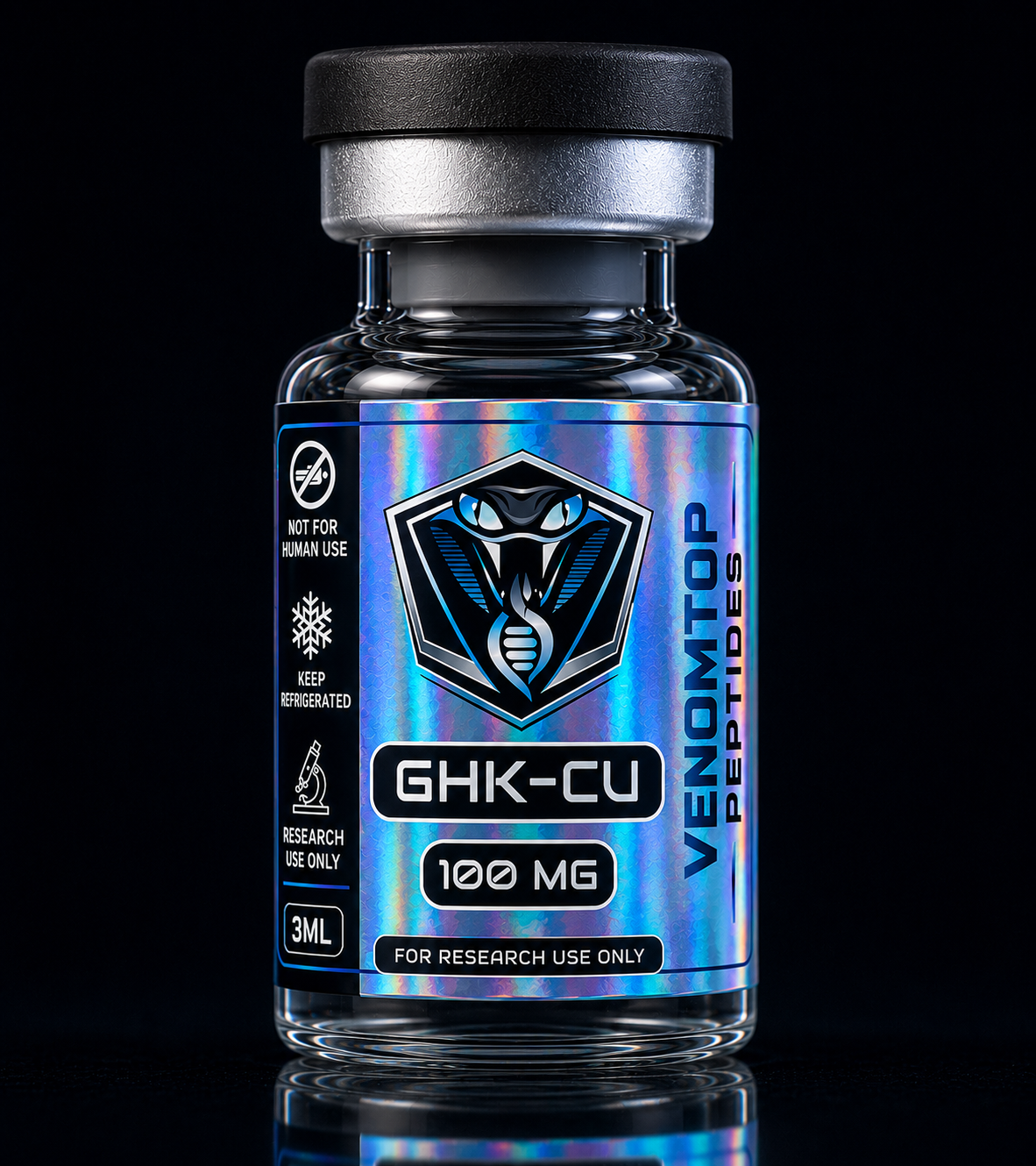 GHK-Cu 100 mg research vial